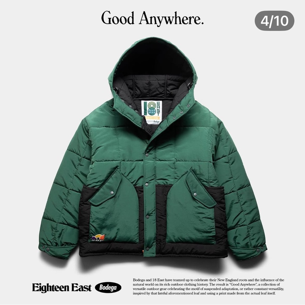 Bodega x 18 East Borroughs Parka